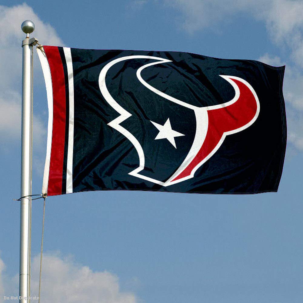WinCraft Houston Texans 4 ft x 6 ft Foot Flag - Sports Collectibles, Sports Memorabilia, Sports Fan Shop, Sports Gifts