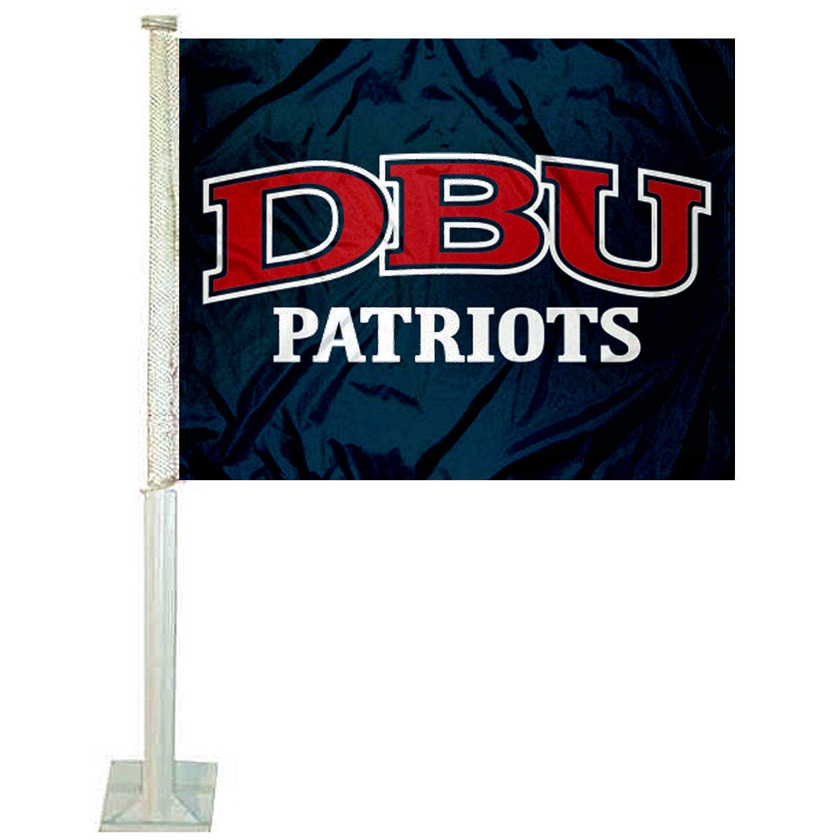 College Flags & Banners Co. Dallas Baptist Patriots Car Flag - Sports Collectibles, Sports Memorabilia, Sports Fan Shop, Sports Gifts