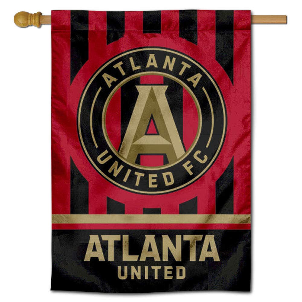 WinCraft Atlanta United Football Club Double Sided Banner House Flag - Sports Collectibles, Sports Memorabilia, Sports Fan Shop, Sports Gifts