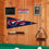 Washington Capitals Pennant Flag and Wall Tack Pads Mounts - Sports Collectibles, Sports Memorabilia, Sports Fan Shop, Sports Gifts