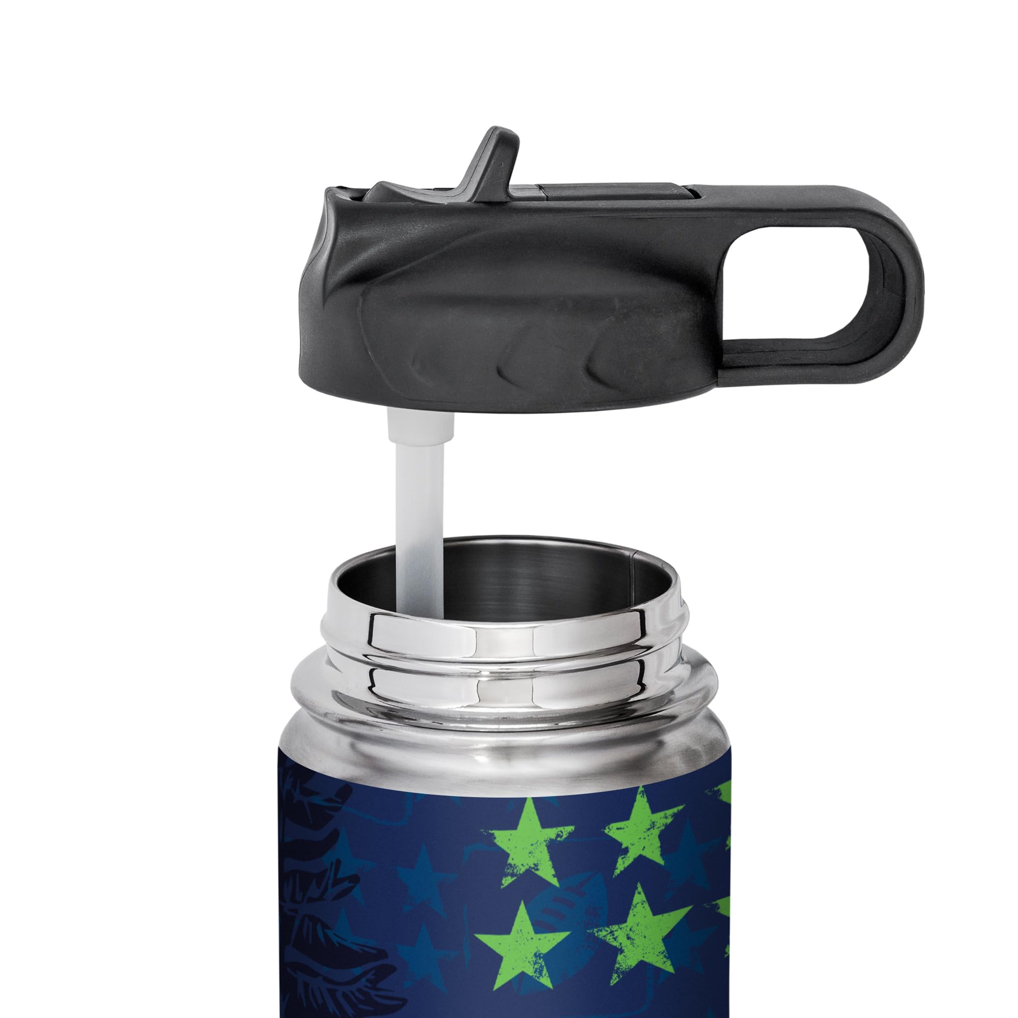 Rico Industries NFL Football Seattle Seahawks 2026 Super Bowl LX Champions 22oz Stainless Steel Tumbler with Lid - Great For Coffee, Tea, Water or Cocktails - Sports Gifts, Sports Memorabilia, Sports Collectibles, Fan Shop