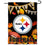 WinCraft Pittsburgh Steelers Fall Leaves Decorative Football Garden Flag Double Sided Banner - Sports Collectibles, Sports Memorabilia, Sports Fan Shop, Sports Gifts