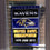 WinCraft Baltimore Ravens 3 Time Super Bowl Champions Double Sided Garden Flag - Sports Collectibles, Sports Memorabilia, Sports Fan Shop, Sports Gifts