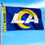 WinCraft Los Angeles Rams Printed Header 3x5 Foot Banner Flag - Sports Collectibles, Sports Memorabilia, Sports Fan Shop, Sports Gifts