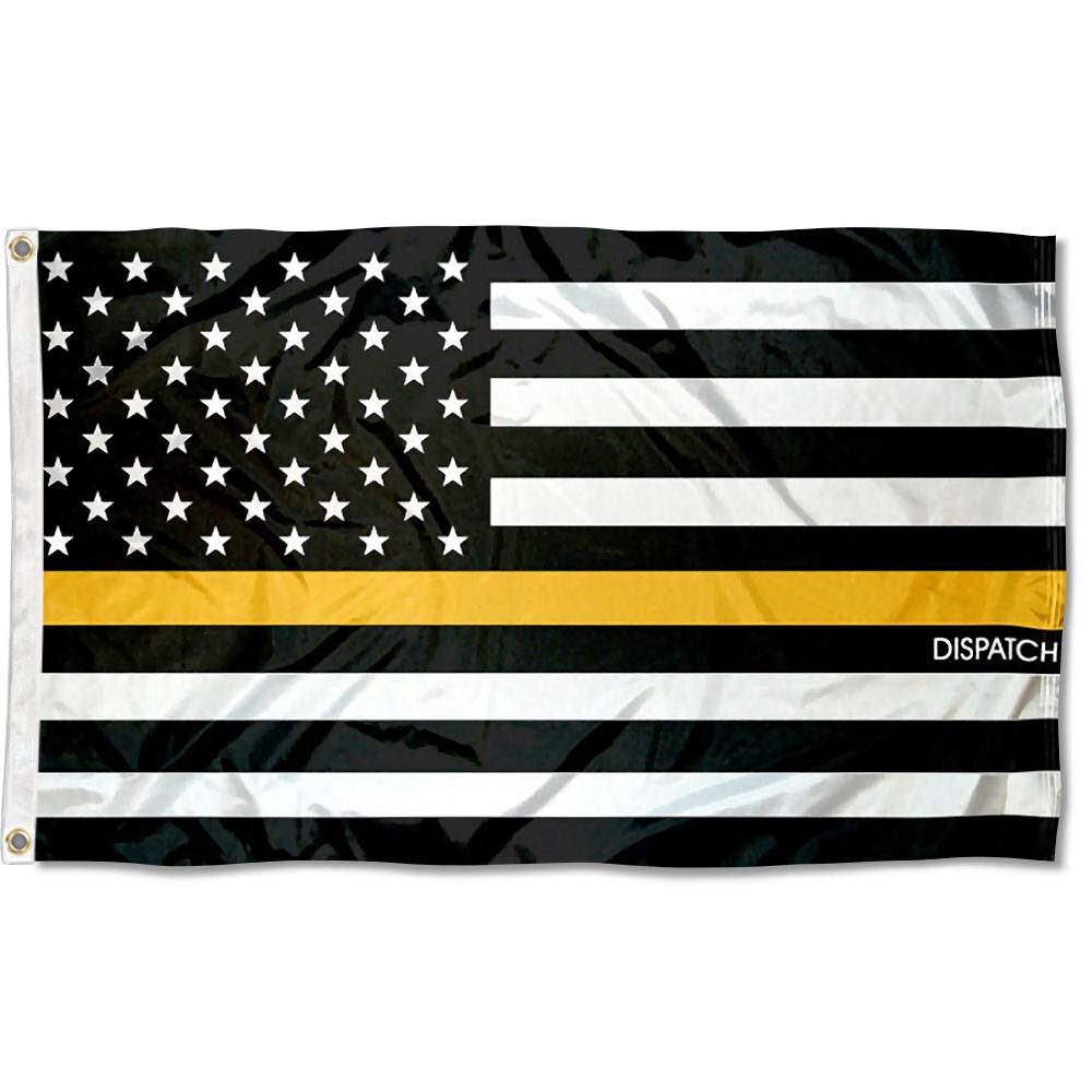 Sports Flags Pennants Company Dispatch Thin Line Flag 3x5 Foot Banner - Sports Collectibles, Sports Memorabilia, Sports Fan Shop, Sports Gifts