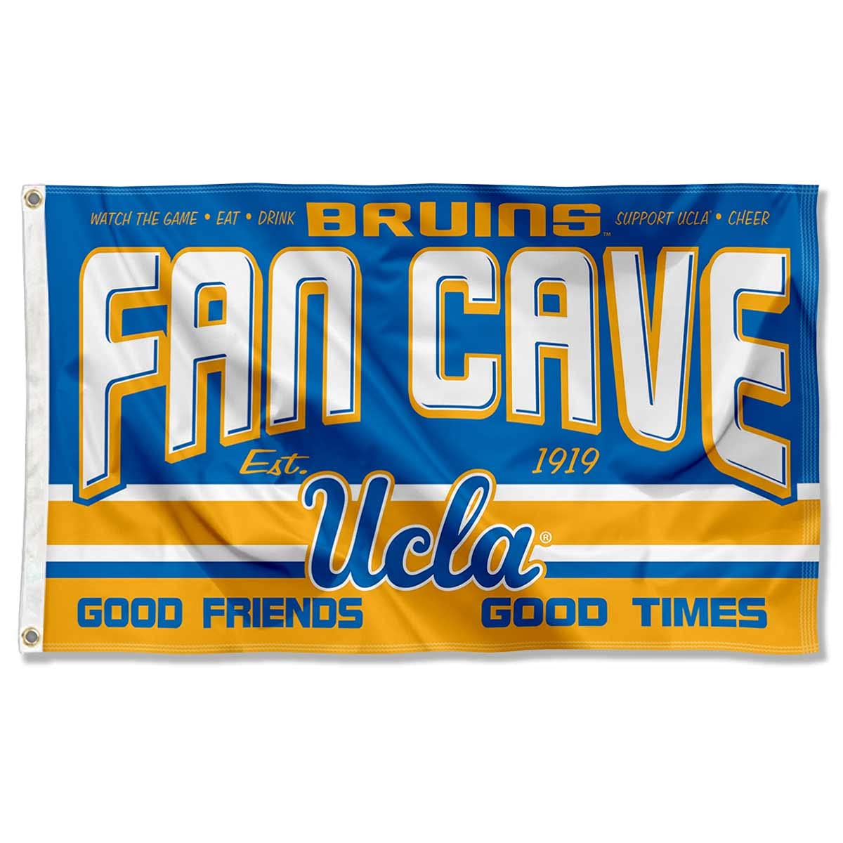 Bruins Fan Man Cave Banner Flag - Sports Collectibles, Sports Memorabilia, Sports Fan Shop, Sports Gifts