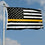 Sports Flags Pennants Company Dispatch Thin Line Flag 3x5 Foot Banner - Sports Collectibles, Sports Memorabilia, Sports Fan Shop, Sports Gifts