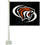 College Flags & Banners Co. Pacific Tigers Car Flag - Sports Collectibles, Sports Memorabilia, Sports Fan Shop, Sports Gifts