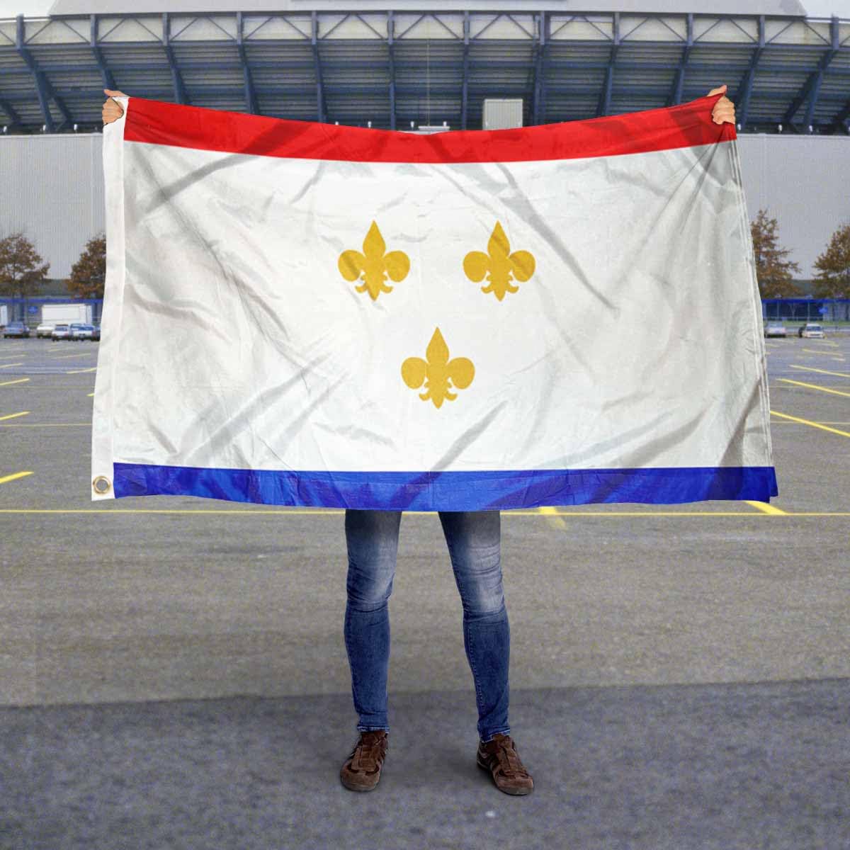 Sports Flags Pennants Company City of New Orleans Flag 3x5 Foot Banner - Sports Collectibles, Sports Memorabilia, Sports Fan Shop, Sports Gifts