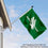 College Flags & Banners Co. North Texas Mean Green Small 2x3 Foot Flag - Sports Collectibles, Sports Memorabilia, Sports Fan Shop, Sports Gifts