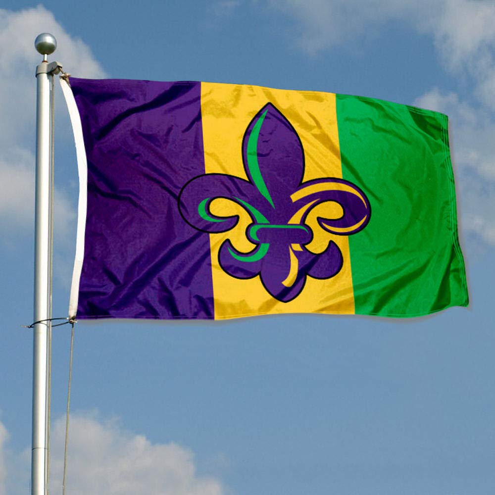 Sports Flags Pennants Company Fleur De Lis Flag - Sports Collectibles, Sports Memorabilia, Sports Fan Shop, Sports Gifts