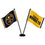 WinCraft Denver Nuggets Desk and Table Top Flags - Sports Collectibles, Sports Memorabilia, Sports Fan Shop, Sports Gifts