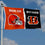 WinCraft Browns and Bengals House Divided Flag Rivalry Banner - Sports Collectibles, Sports Memorabilia, Sports Fan Shop, Sports Gifts