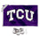 College Flags & Banners Co. Texas Christian Horned Frogs TCU Logo Banner and Tapestry Wall Tack Pads - Sports Collectibles, Sports Memorabilia, Sports Fan Shop, Sports Gifts