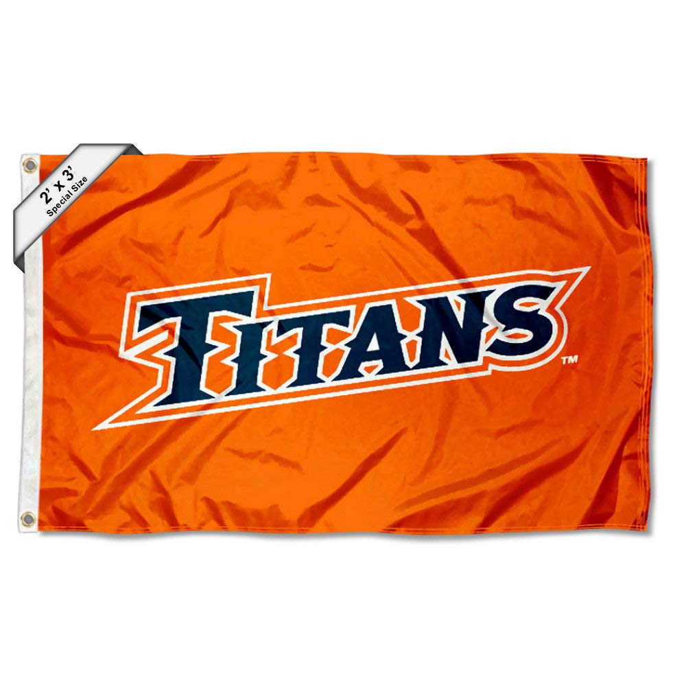 College Flags & Banners Co. Cal State Fullerton Titans Orange 2x3 Foot Flag - Sports Collectibles, Sports Memorabilia, Sports Fan Shop, Sports Gifts