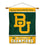 College Flags & Banners Co. Baylor Bears 2021 Mens Basketball National Champions Banner with Hanging Pole - Sports Collectibles, Sports Memorabilia, Sports Fan Shop, Sports Gifts