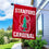 College Flags & Banners Co. - Chicago Maroons House Flag with Flag Pole Set - Sports Collectibles, Sports Memorabilia, Sports Fan Shop, Sports Gifts