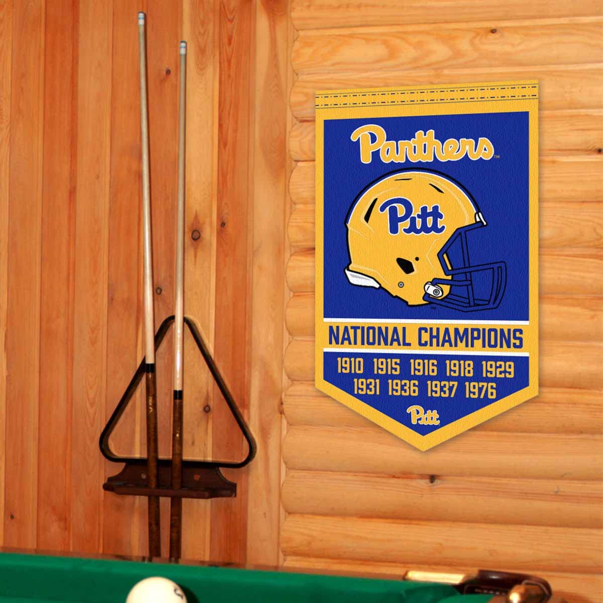 Pittsburgh Panthers Football National Champions Banner - Sports Collectibles, Sports Memorabilia, Sports Fan Shop, Sports Gifts