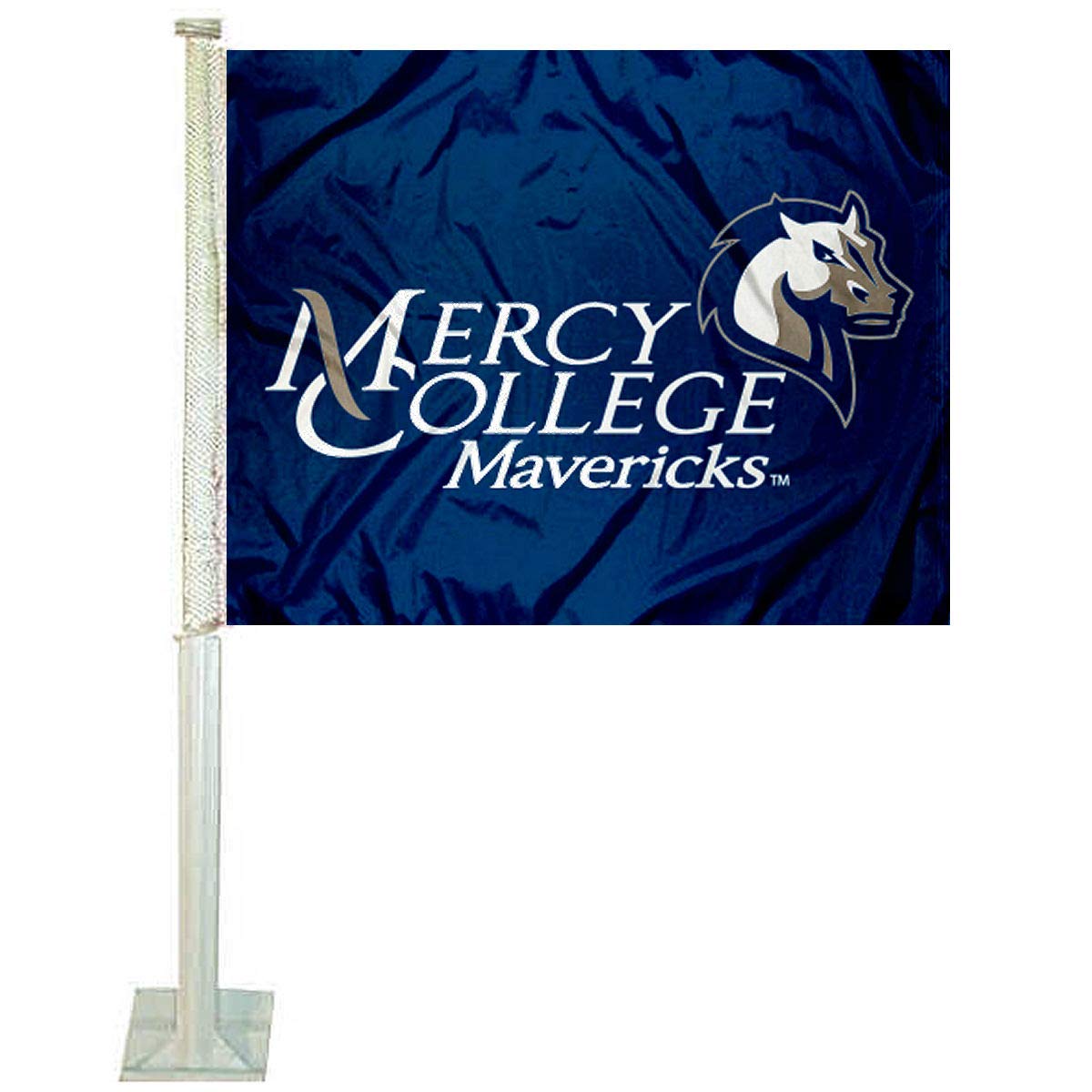 Mercy College Mavericks Car Flag - Sports Collectibles, Sports Memorabilia, Sports Fan Shop, Sports Gifts