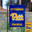 Pittsburgh Panthers Blue Gold Garden Flag and USA Flag Stand Pole Holder Set - Sports Collectibles, Sports Memorabilia, Sports Fan Shop, Sports Gifts