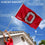College Flags & Banners Co. Ohio State Buckeyes Block O Logo Flag with Pole and Bracket Holder University Set - Sports Collectibles, Sports Memorabilia, Sports Fan Shop, Sports Gifts