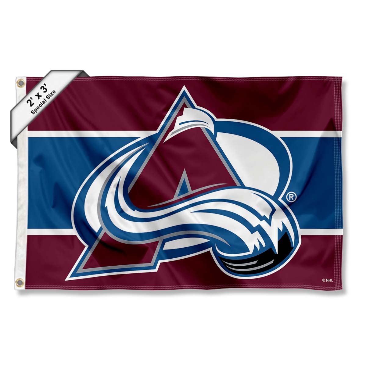 WinCraft Colorado Avalanche Small 2x3 Foot Banner Flag - Sports Collectibles, Sports Memorabilia, Sports Fan Shop, Sports Gifts