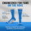 For Bare Feet NFL DETROIT LIONS MVP Crew Sock Team Color Youth - Sports Gifts, Sports Memorabilia, Sports Collectibles, Fan Shop