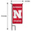 College Flags & Banners Co. Nebraska Cornhuskers Mini Garden and Flower Pot Flag Topper - Sports Collectibles, Sports Memorabilia, Sports Fan Shop, Sports Gifts