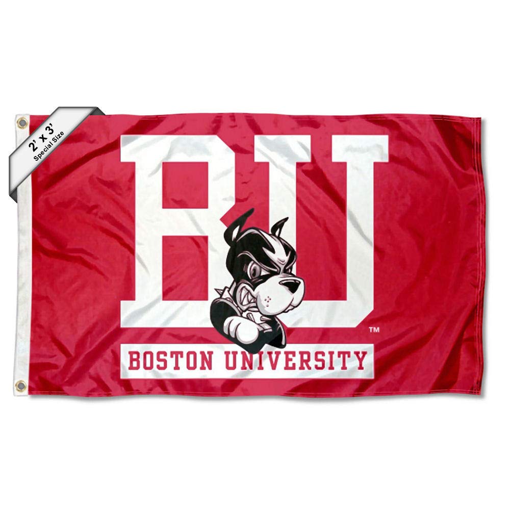 College Flags & Banners Co. Boston Terriers 2x3 Foot Flag - Sports Collectibles, Sports Memorabilia, Sports Fan Shop, Sports Gifts