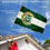 Colorado State Rams CO State Flag with Pole and Bracket Kit - Sports Collectibles, Sports Memorabilia, Sports Fan Shop, Sports Gifts