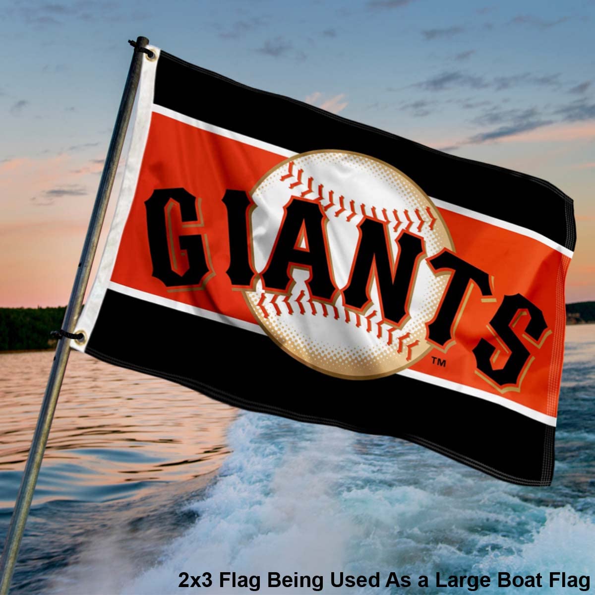 WinCraft San Francisco Giants 2x3 Foot Small Flag - Sports Collectibles, Sports Memorabilia, Sports Fan Shop, Sports Gifts