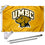 College Flags & Banners Co. UMBC Retrievers Gold Flag and Pole Bracket Mount Bundle - Sports Collectibles, Sports Memorabilia, Sports Fan Shop, Sports Gifts