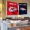 WinCraft Chiefs and Broncos House Divided Flag Rivalry Banner - Sports Collectibles, Sports Memorabilia, Sports Fan Shop, Sports Gifts