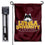 College Flags & Banners Co. Loyola Chicago Ramblers Garden Flag with Pole Stand Holder - Sports Collectibles, Sports Memorabilia, Sports Fan Shop, Sports Gifts