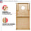 Wild Sports NFL Houston Texans 2' x 4' Regulation Size Solid Wood Cornhole Set with Direct Print HD Team Graphics - Sports Collectibles, Sports Memorabilia, Sports Fan Shop, Sports Gifts