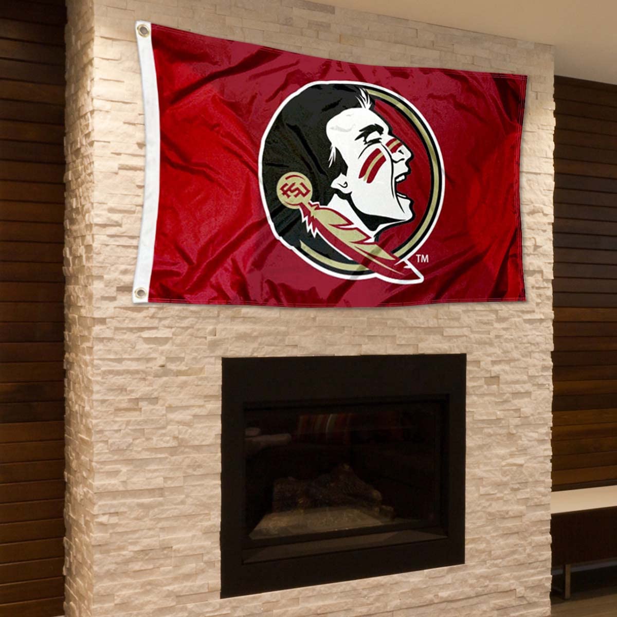 College Flags & Banners Co. FSU Seminoles Small 2'x3' Flag and USA 3x5 Flag Set - Sports Collectibles, Sports Memorabilia, Sports Fan Shop, Sports Gifts