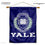 College Flags & Banners Co. Yale University House Flag and Wood Banner Pole Set - Sports Collectibles, Sports Memorabilia, Sports Fan Shop, Sports Gifts