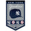 WinCraft NY Yankees Heritage History Banner Pennant - Sports Collectibles, Sports Memorabilia, Sports Fan Shop, Sports Gifts