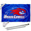 College Flags & Banners Co. Massachusetts Lowell River Hawks 3x5 Flag and Pole Bracket Mount Bundle - Sports Collectibles, Sports Memorabilia, Sports Fan Shop, Sports Gifts