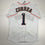 Autographed/Signed Carlos Correa Houston White Baseball Jersey JSA COA