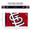 WinCraft St. Louis Cardinals Printed Header Flag 3x5 Banner - Sports Collectibles, Sports Memorabilia, Sports Fan Shop, Sports Gifts