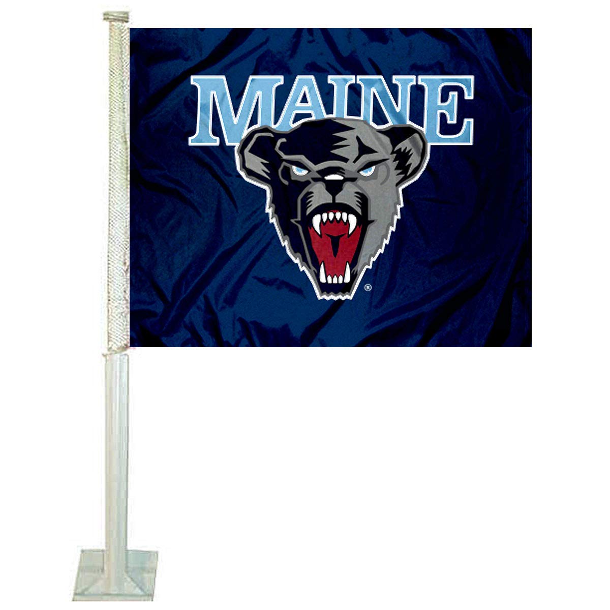 College Flags & Banners Co. Maine Black Bears Car Flag - Sports Collectibles, Sports Memorabilia, Sports Fan Shop, Sports Gifts