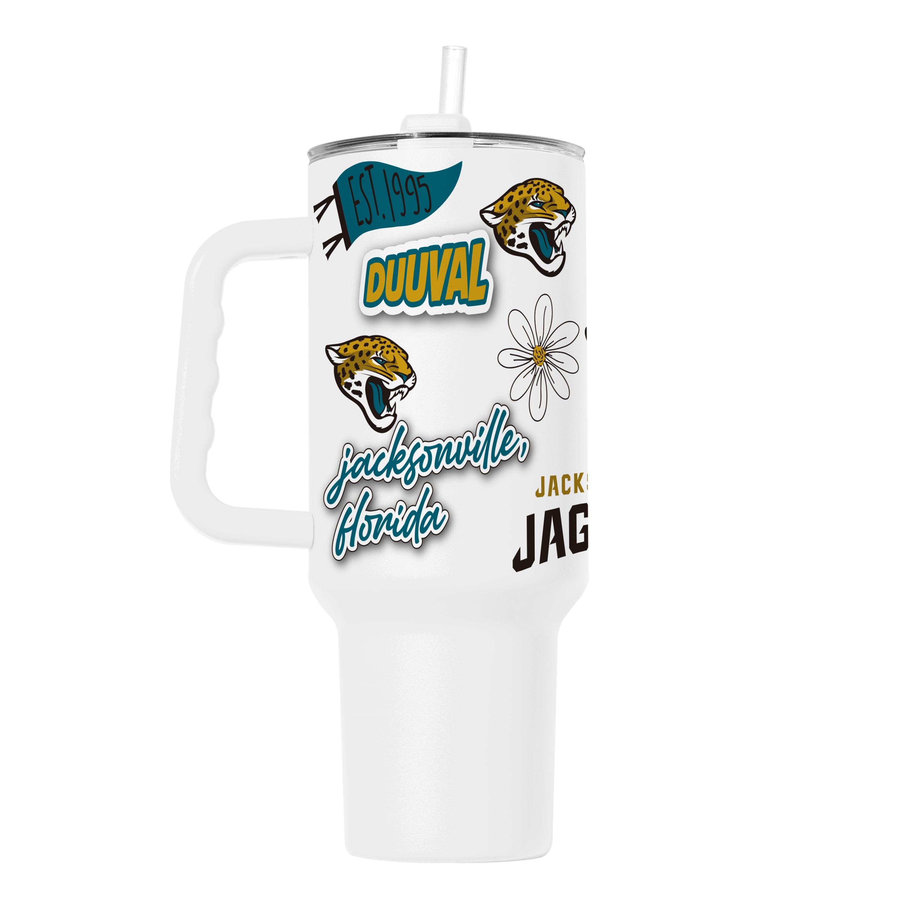 Jacksonville Jaguars 40oz Native Powder Coat Tumbler