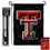 College Flags & Banners Co. Texas Tech Red Raiders Dual Logo Garden Flag with Pole Stand Holder - Sports Collectibles, Sports Memorabilia, Sports Fan Shop, Sports Gifts