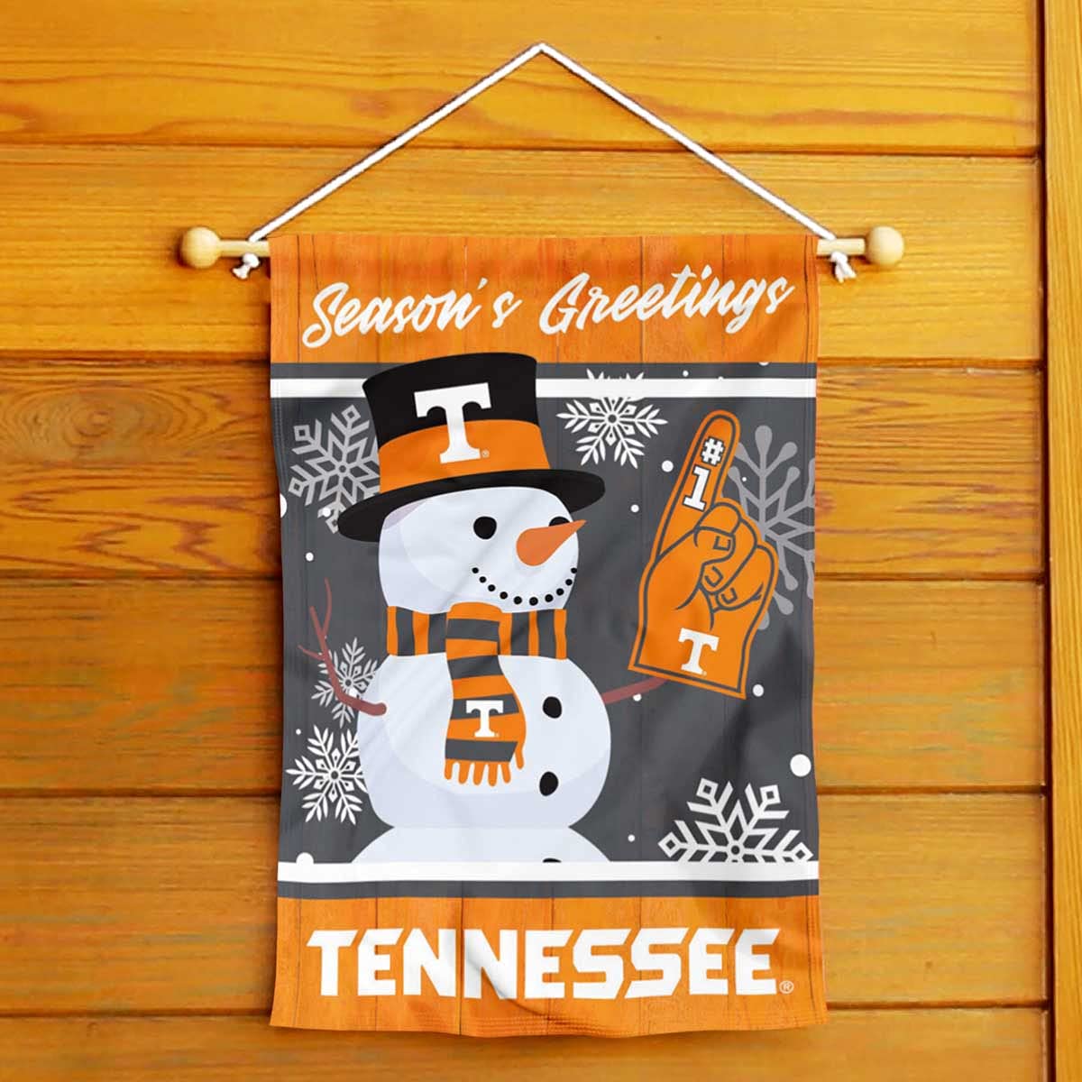Tennessee Volunteers Holiday Winter Snow Garden Banner Flag - Sports Collectibles, Sports Memorabilia, Sports Fan Shop, Sports Gifts