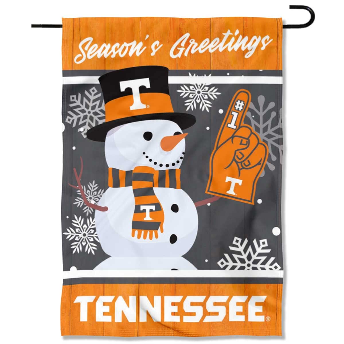 Tennessee Volunteers Holiday Winter Snow Garden Banner Flag - Sports Collectibles, Sports Memorabilia, Sports Fan Shop, Sports Gifts