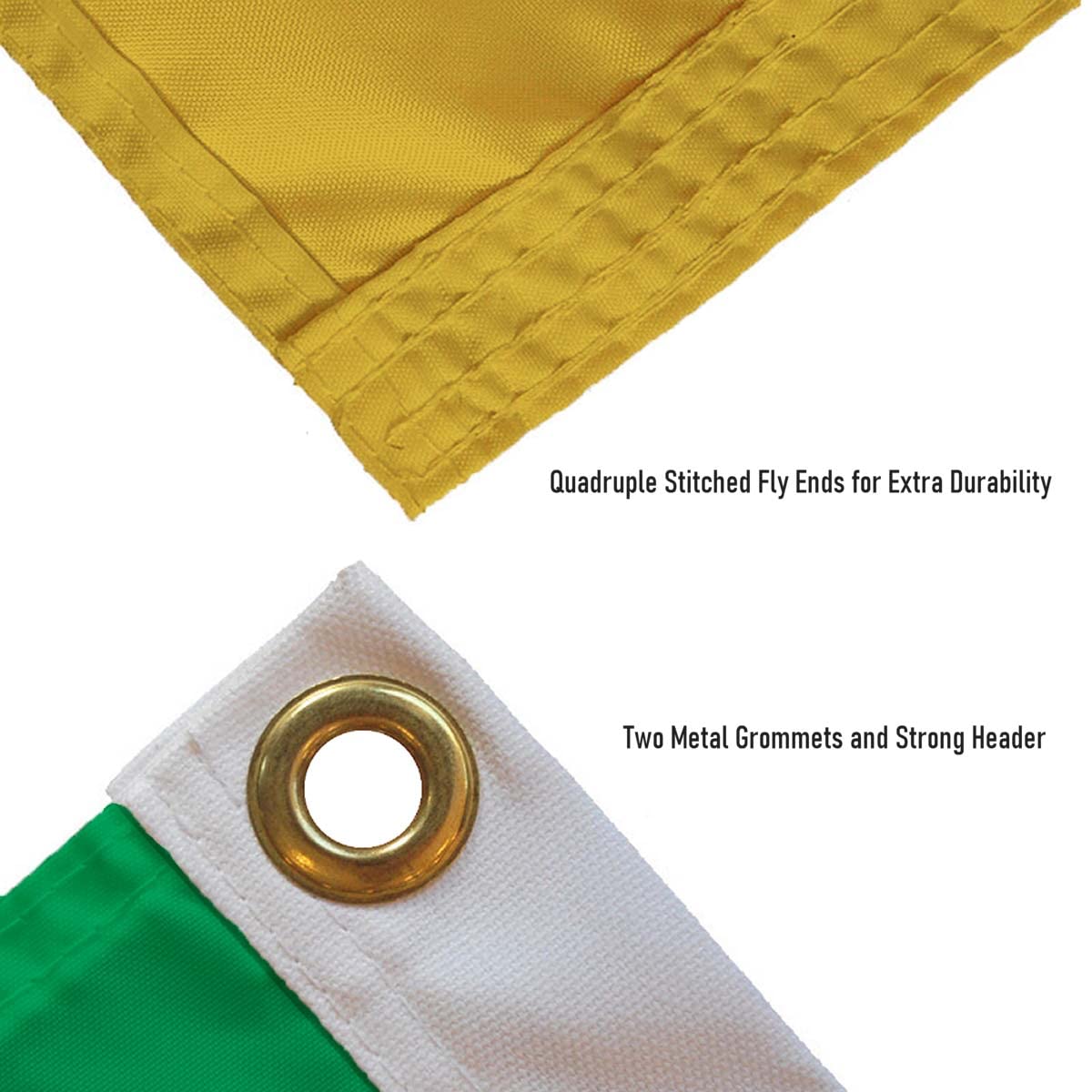 WinCraft Irish Ireland 3x5 Banner Flag - Sports Collectibles, Sports Memorabilia, Sports Fan Shop, Sports Gifts