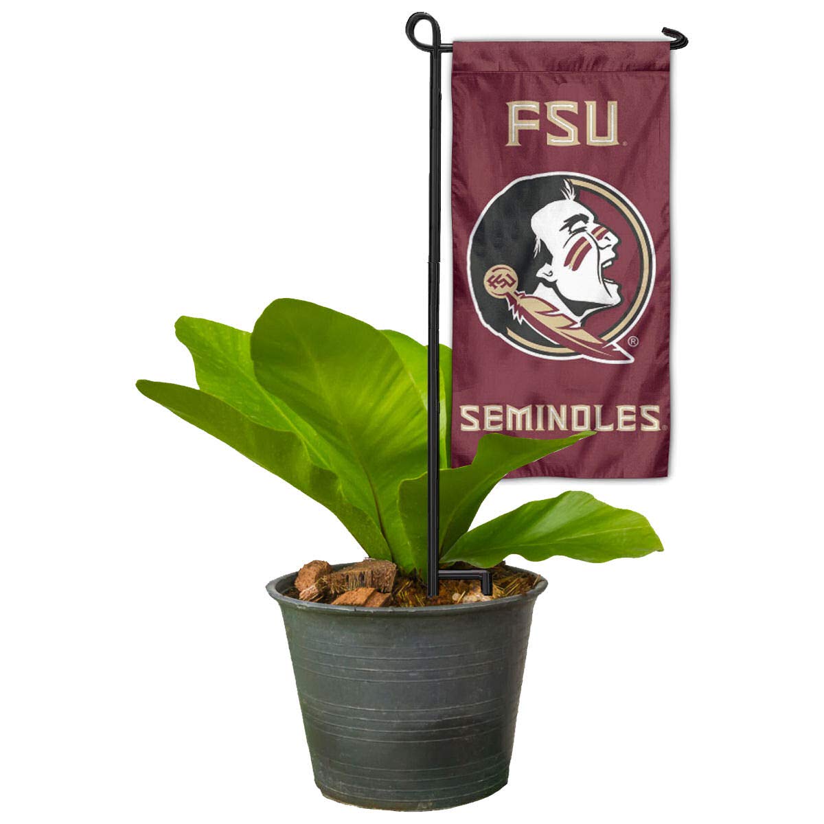 College Flags & Banners Co. Florida State Seminoles Mini Garden and Flower Pot Flag Topper - Sports Collectibles, Sports Memorabilia, Sports Fan Shop, Sports Gifts