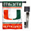 College Flags & Banners Co. Miami Hurricanes House Flag with Flag Pole Set - Sports Collectibles, Sports Memorabilia, Sports Fan Shop, Sports Gifts