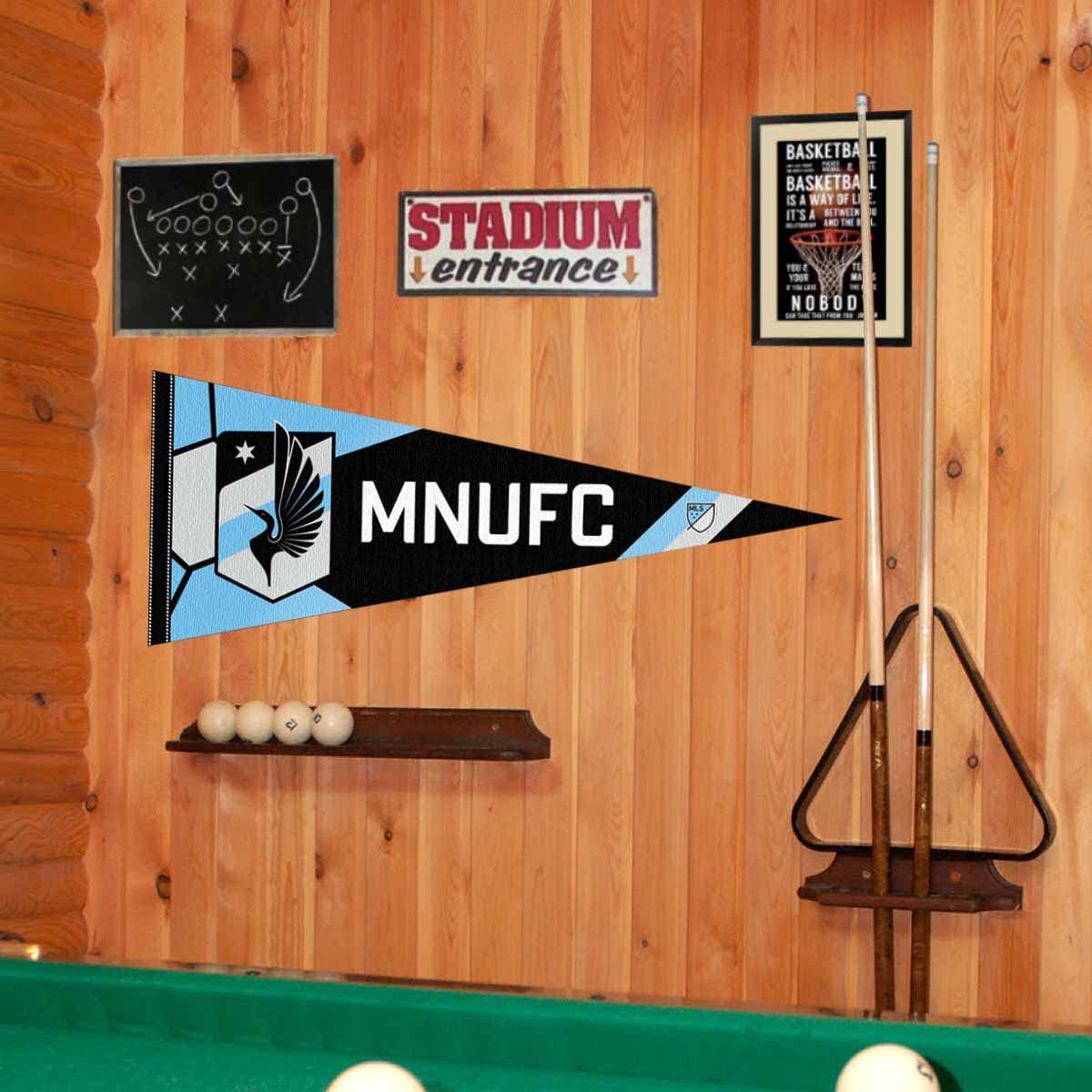 WinCraft Minnesota United Football Club Pennant Flag Banner - Sports Collectibles, Sports Memorabilia, Sports Fan Shop, Sports Gifts